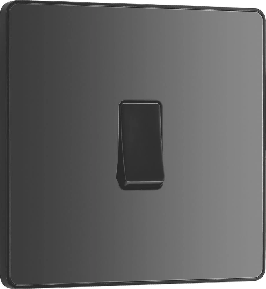 British General Evolve 20 A 16AX 1-Gang 2-Way Light Switch Black With Black Inserts 4 British General Evolve 20 A 16AX 1-Gang 2-Way Light Switch Black With Black Inserts - Image 2