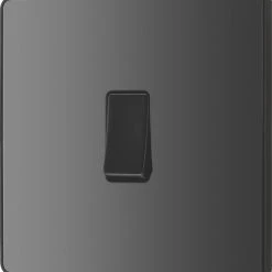 British General Evolve 20 A 16AX 1-Gang 2-Way Light Switch Black With Black Inserts 12 British General Evolve 20 A 16AX 1-Gang 2-Way Light Switch Black With Black Inserts -British General Shop 495PY A3