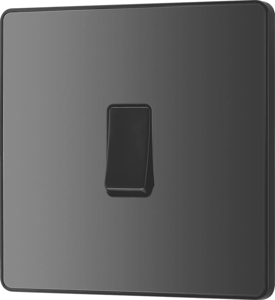 British General Evolve 20 A 16AX 1-Gang 2-Way Light Switch Black With Black Inserts 6 British General Evolve 20 A 16AX 1-Gang 2-Way Light Switch Black With Black Inserts - Image 4