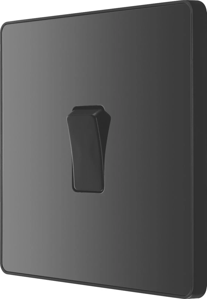 British General Evolve 20 A 16AX 1-Gang 2-Way Light Switch Black With Black Inserts 3 British General Evolve 20 A 16AX 1-Gang 2-Way Light Switch Black With Black Inserts