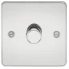Knightsbridge FP2181PC 1-Gang 2-Way LED Dimmer Switch Polished Chrome -British General Shop 495TY P