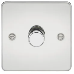 Knightsbridge FP2181PC 1-Gang 2-Way LED Dimmer Switch Polished Chrome