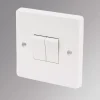 Crabtree Capital 10AX 2-Gang 2-Way Light Switch White 2 Crabtree Capital 10AX 2-Gang 2-Way Light Switch White -British General Shop 50424 P