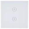 TCP 2-Gang 1-Way Smart Light Switch White