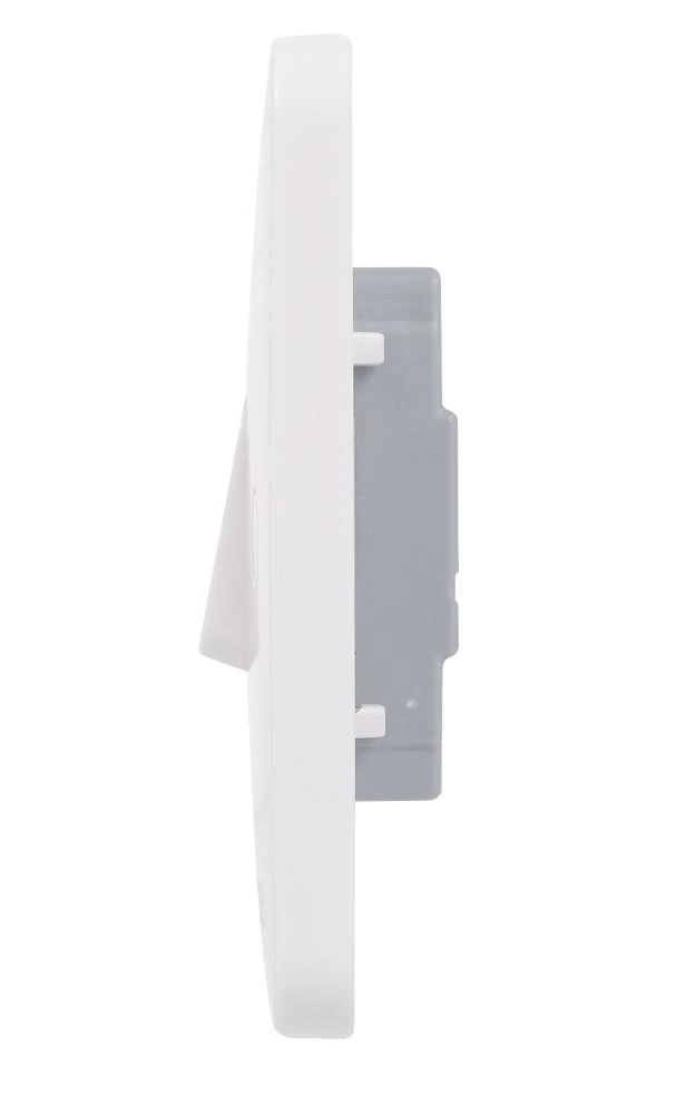 Schneider Electric Lisse 10AX 1-Gang 1-Way Retractive Bell Switch White 6 Schneider Electric Lisse 10AX 1-Gang 1-Way Retractive Bell Switch White - Image 4