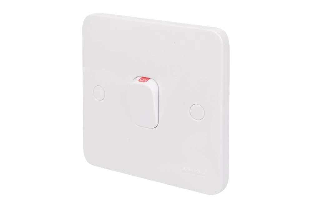 Schneider Electric Lisse 20AX 1-Gang DP Control Switch White With LED 3 Schneider Electric Lisse 20AX 1-Gang DP Control Switch White With LED