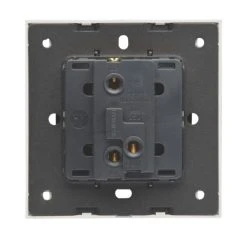 Retrotouch Crystal 10A 1-Gang 2-Way Light Switch White Glass -British General Shop 5177J A3