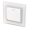 Retrotouch Crystal 10A 1-Gang 2-Way Light Switch White Glass 1 Retrotouch Crystal 10A 1-Gang 2-Way Light Switch White Glass -British General Shop 5177J P