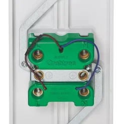 Crabtree Instinct 50A 2-Gang DP Control Switch White With LED -British General Shop 518HV A3