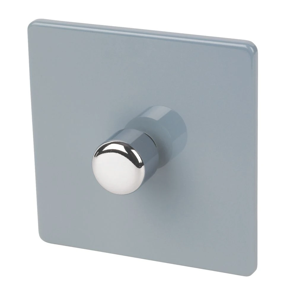 Varilight V-Dim 1-Gang 2-Way Dimmer Switch Sky Blue 3 Varilight V-Dim 1-Gang 2-Way Dimmer Switch Sky Blue