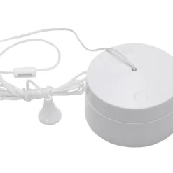 British General 6A 2-Way Pull Cord Switch White