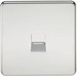 Knightsbridge SF7300PC Master Telephone Socket Polished Chrome