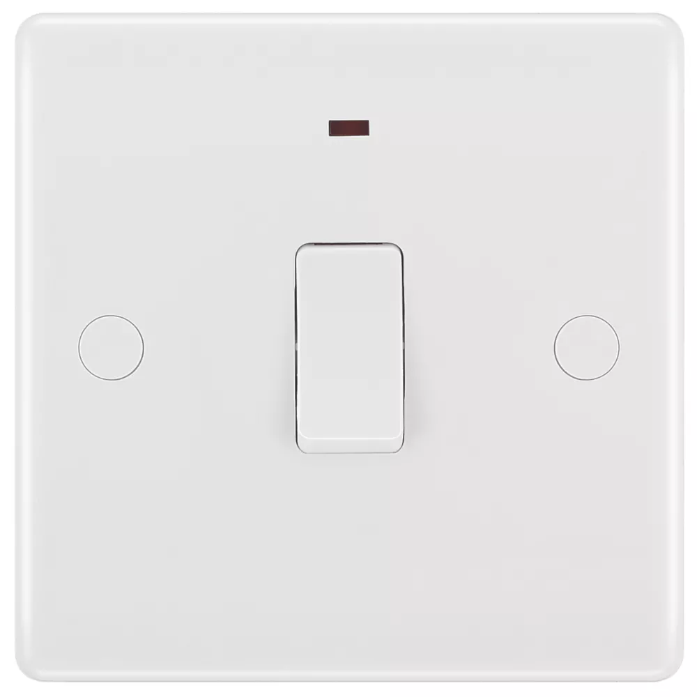 British General 800 Series 20A 1-Gang DP Immersion Heater Switch White With LED 4 British General 800 Series 20A 1-Gang DP Immersion Heater Switch White With LED - Image 2