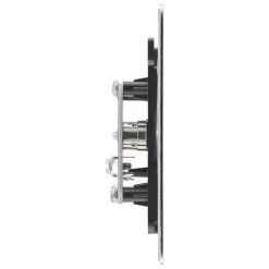 LAP 1-Gang Female Coaxial TV Socket Polished Chrome -British General Shop 52993 A4