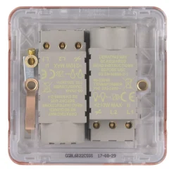 Schneider Electric Lisse Deco 2-Gang 2-Way Dimmer Switch Copper -British General Shop 529HX A3