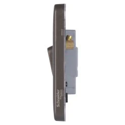 Schneider Electric Lisse Deco 10AX 4-Gang 2-Way Light Switch Mocha Bronze With Black Inserts -British General Shop 530FF A2