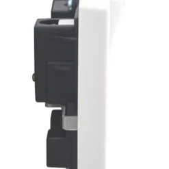 British General 900 Series 13A 2-Gang SP Switched Plug Socket White -British General Shop 53351 A3