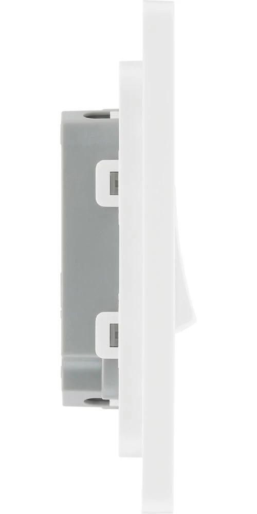 British General Evolve 20 A 16AX 2-Gang 2-Way Light Switch Pearlescent White With White Inserts 8 British General Evolve 20 A 16AX 2-Gang 2-Way Light Switch Pearlescent White With White Inserts - Image 6