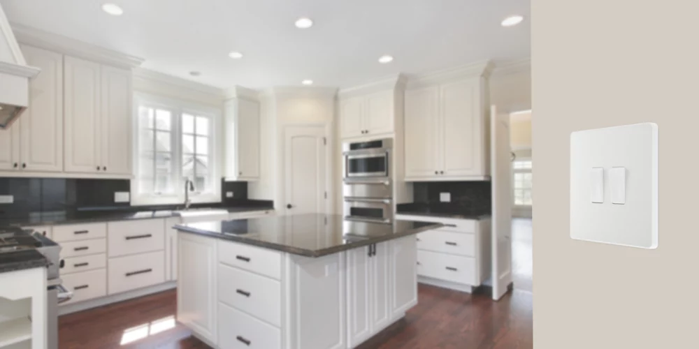 British General Evolve 20 A 16AX 2-Gang 2-Way Light Switch Pearlescent White With White Inserts 9 British General Evolve 20 A 16AX 2-Gang 2-Way Light Switch Pearlescent White With White Inserts - Image 7