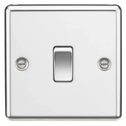 Knightsbridge CL12PC 10AX 1-Gang Intermediate Switch Polished Chrome