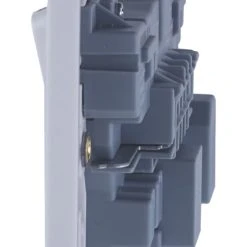 Schneider Electric Lisse 2.1A 2-Gang SP Switched Socket + 2.1A 2-Outlet Type A USB Charger White -British General Shop 5429J A2