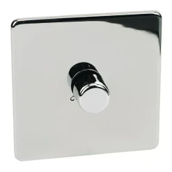 Crabtree Platinum 1-Gang 2-Way Dimmer Switch Polished Chrome 5 Crabtree Platinum 1-Gang 2-Way Dimmer Switch Polished Chrome -British General Shop 54659 A1