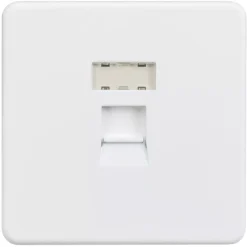 Knightsbridge SFRJ45MW RJ45 Ethernet Socket Matt White