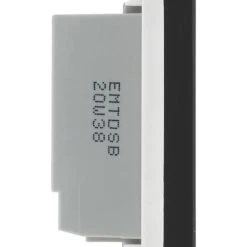 British General Evolve 2-Gang 2-Way LED Double Secondary Touch Trailing Edge Dimmer Switch Grey With Black Inserts -British General Shop 547PY A5