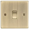 Knightsbridge CS2AB 10AX 1-Gang 2-Way Light Switch Antique Brass -British General Shop 547TY P