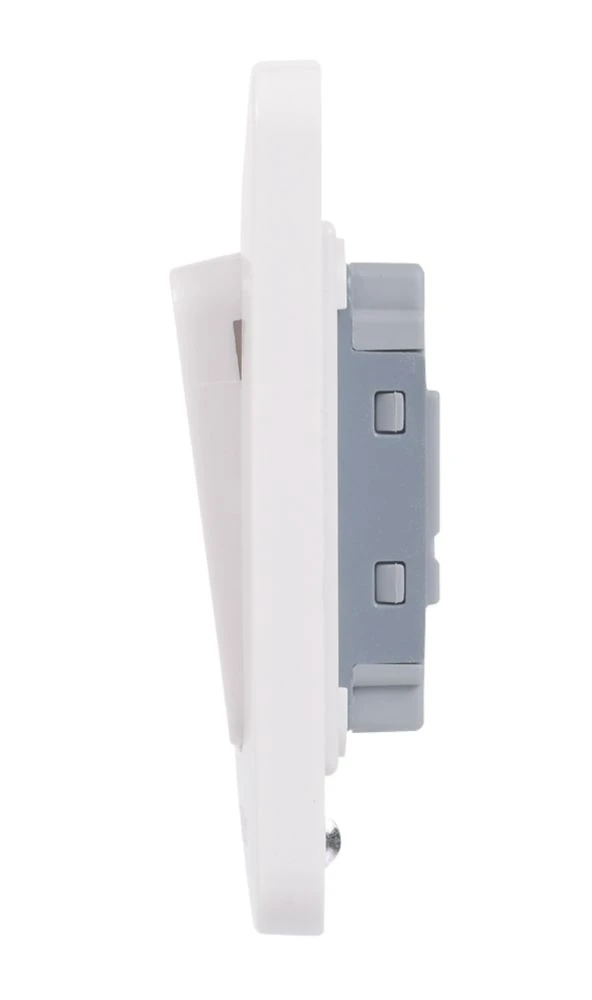 Schneider Electric Lisse 10AX 1-Gang 2-Way 10AX Wide Rocker Light Switch White 5 Schneider Electric Lisse 10AX 1-Gang 2-Way 10AX Wide Rocker Light Switch White - Image 3