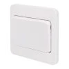 Schneider Electric Lisse 10AX 1-Gang 2-Way 10AX Wide Rocker Light Switch White