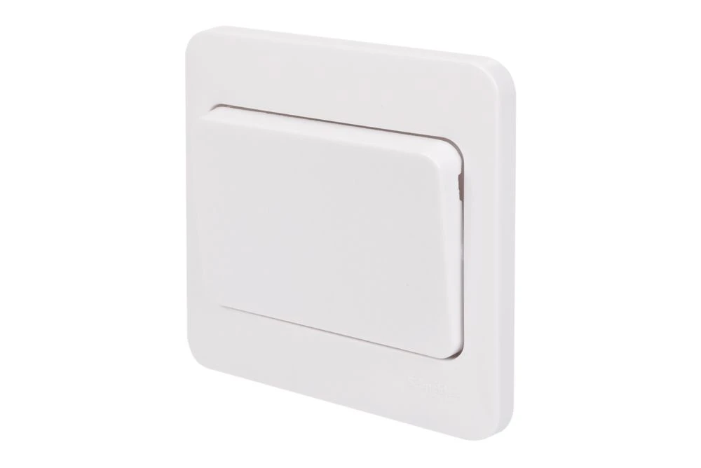 Schneider Electric Lisse 10AX 1-Gang 2-Way 10AX Wide Rocker Light Switch White 3 Schneider Electric Lisse 10AX 1-Gang 2-Way 10AX Wide Rocker Light Switch White