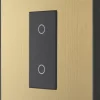 British General Evolve 1-Gang 2-Way LED Single Master Trailing Edge Touch Dimmer Switch Satin Brass With Black Inserts 2 British General Evolve 1-Gang 2-Way LED Single Master Trailing Edge Touch Dimmer Switch Satin Brass With Black Inserts -British General Shop 552PY P