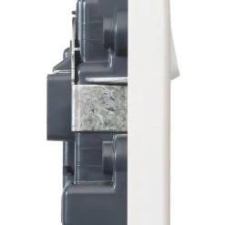 MK Logic Plus 13A 2-Gang DP Switched Socket + 2A 2-Outlet Type A USB Charger White -British General Shop 5541X A2