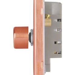 Schneider Electric Lisse Deco 4-Gang 2-Way Dimmer Switch Copper -British General Shop 554HX A2