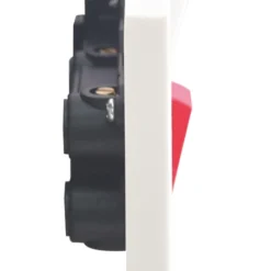 British General 900 Series 45A 2-Gang DP Cooker Switch & 13A DP Switched Socket White -British General Shop 56392 A2