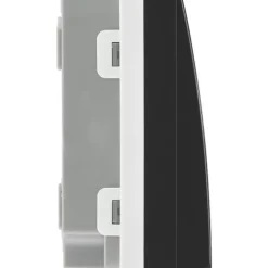 British General Evolve 20 A 16AX 2-Gang 2-Way Wide Rocker Light Switch Matt Black With Black Inserts -British General Shop 566PY A5