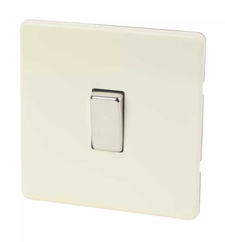Varilight 10AX 1-Gang 2-Way Light Switch White Chocolate 3 Varilight 10AX 1-Gang 2-Way Light Switch White Chocolate