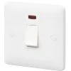 MK Base 20AX 1-Gang DP Control Switch White With Neon With White Inserts 2 MK Base 20AX 1-Gang DP Control Switch White With Neon With White Inserts -British General Shop 589PF P