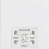 Knightsbridge SF8900MW 2-Gang Dual Voltage Shaver Socket 115 V / 230V Matt White With White Inserts