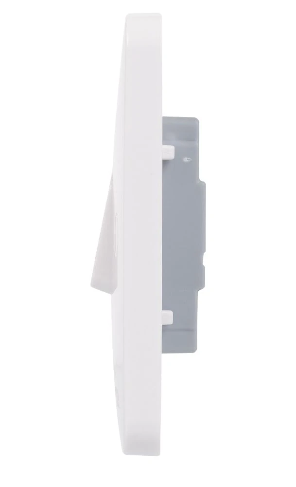 Schneider Electric Lisse 10AX 1-Gang 1-Way "Press" Retractive Switch White 6 Schneider Electric Lisse 10AX 1-Gang 1-Way "Press" Retractive Switch White - Image 4