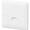 MK Base Slave Telephone Socket White With White Inserts -British General Shop 617PF P