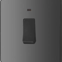 British General Evolve 20A 1-Gang DP Control Switch Black With LED With Black Inserts 12 British General Evolve 20A 1-Gang DP Control Switch Black With LED With Black Inserts -British General Shop 618PY A3