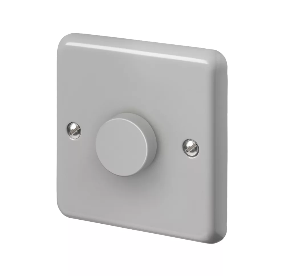 MK Contoura 1-Gang 2-Way Dimmer Grey 3 MK Contoura 1-Gang 2-Way Dimmer Grey