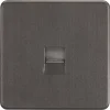 Knightsbridge SF7400SB Slave Telephone Socket Smoked Bronze -British General Shop 620TX P