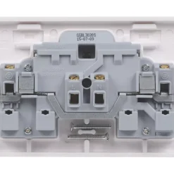Schneider Electric Lisse 13A 2-Gang SP Switched Plug Socket White 9 Schneider Electric Lisse 13A 2-Gang SP Switched Plug Socket White -British General Shop 6232J A3