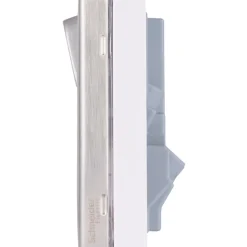 Schneider Electric Lisse Deco 13A 1-Gang SP Switched Socket + 2.1A 2-Outlet Type A USB Charger Brushed Stainless Steel With White Inserts 8 Schneider Electric Lisse Deco 13A 1-Gang SP Switched Socket + 2.1A 2-Outlet Type A USB Charger Brushed Stainless Steel With White Inserts -British General Shop 624FF A2