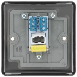 LAP Master Telephone Socket Black Nickel -British General Shop 63197 A3