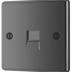 LAP Master Telephone Socket Black Nickel