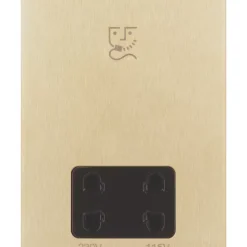 Schneider Electric Lisse Deco 2-Gang Dual Voltage Shaver Socket 115 / 230V Satin Brass With Black Inserts 7 Schneider Electric Lisse Deco 2-Gang Dual Voltage Shaver Socket 115 / 230V Satin Brass With Black Inserts -British General Shop 632FF A1